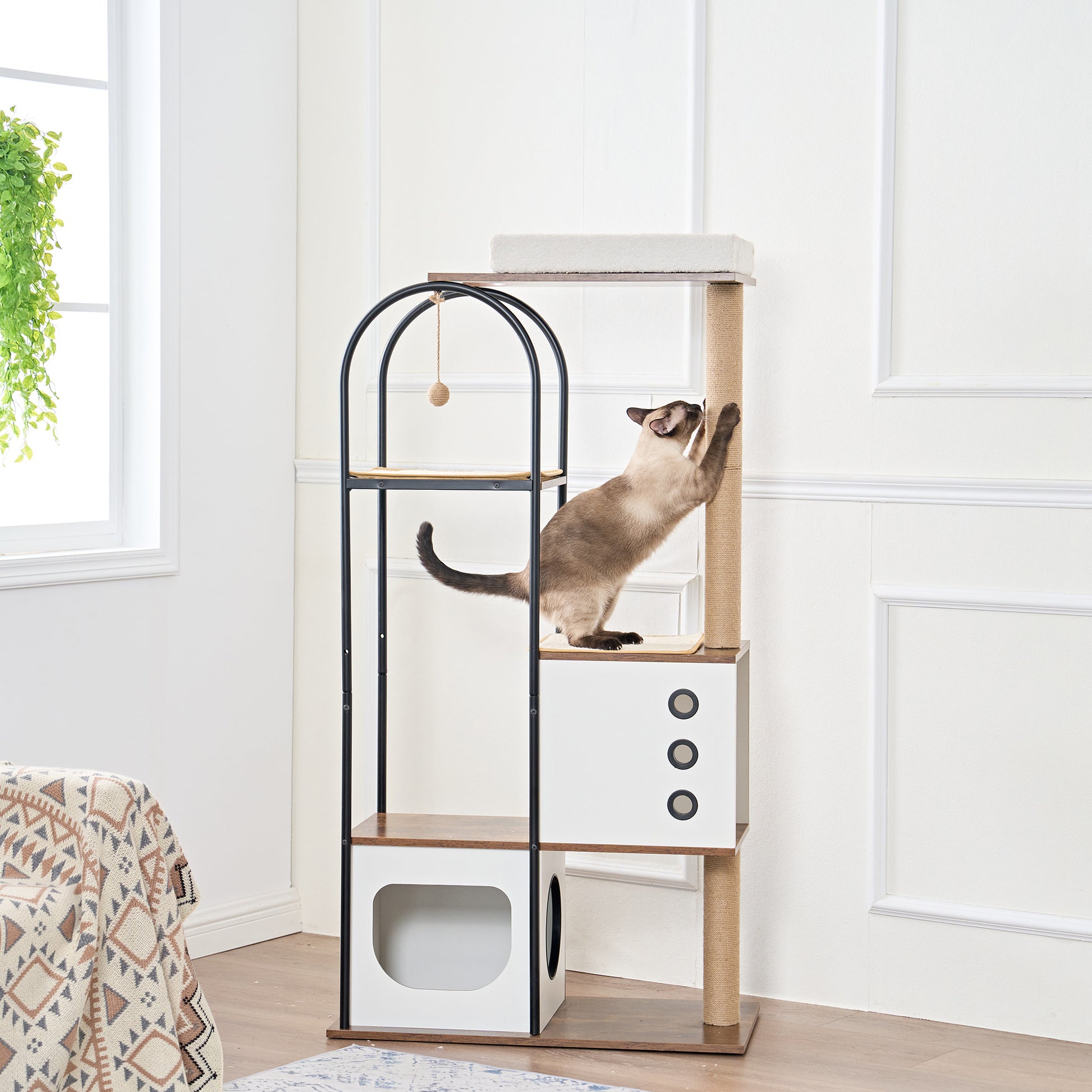 Modern Arch Cat Tower